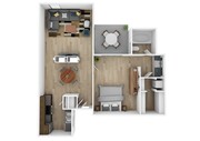 1 Bedroom | 1 Bath | 736 SF