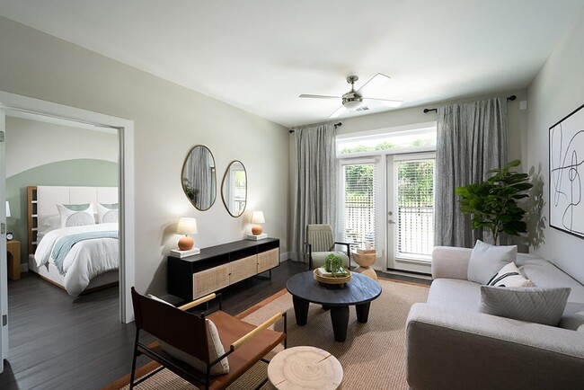 2BR, 2BA - 1,121SF (Type B1) - Living Room