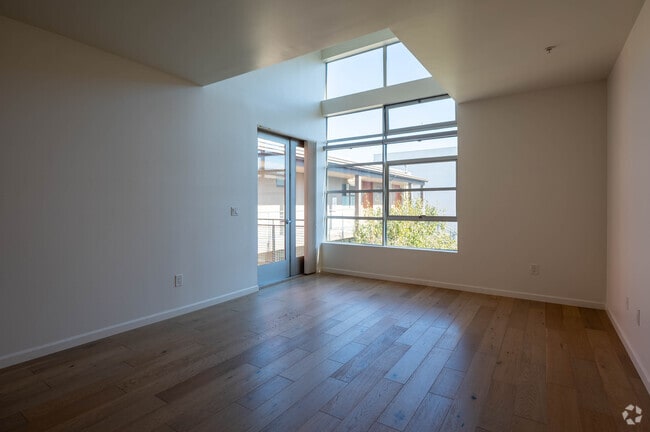 One bedroom living room.
