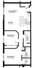 2 Bed / 2 Bath - 1,086 SF