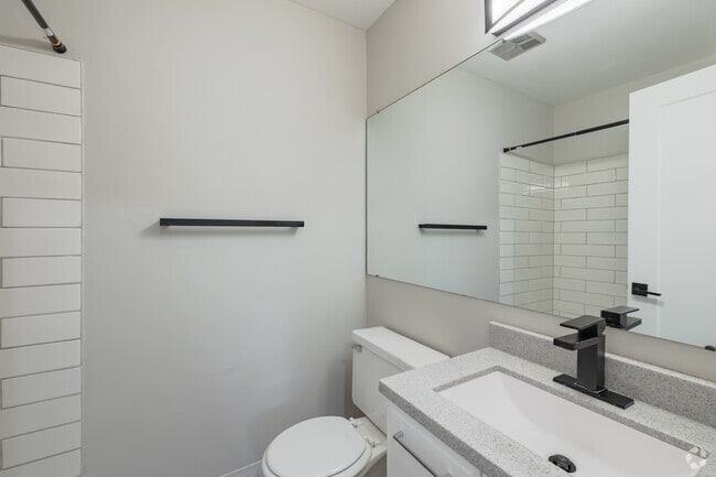 One Bedroom - Flex - Bathroom - Center Street Place