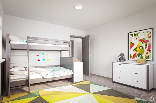 Rendering of a bedroom - Holly Ridge Rental