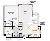 1BR/1BA