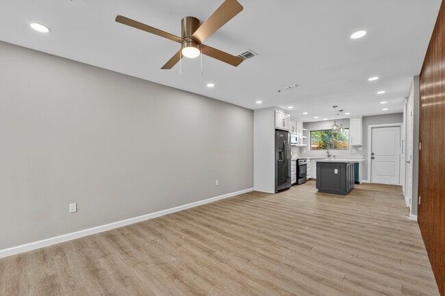 View of Ling Room and Kitchen - St. Teresa Apartments