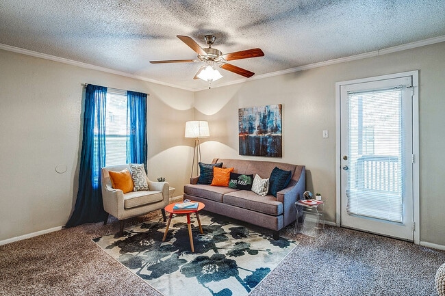 Living Area - Patio Door - Emberwood