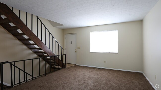 Living Room - 2BR, 1.5BA - 896 SF