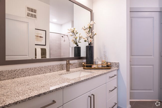 1 habitación, 1 baño, 736 pies cuadrados, baño