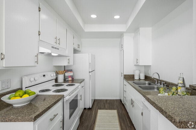 Plan F 2BR, 1BA - 873SF - Kitchen
