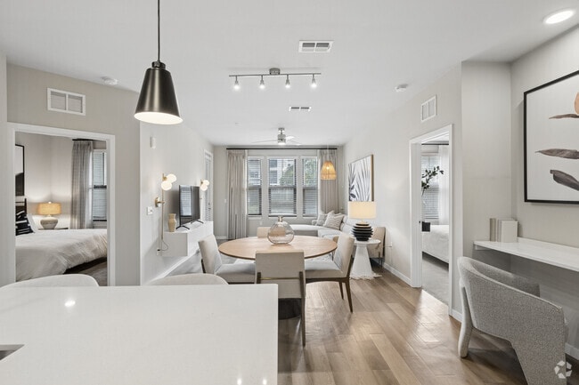 B2 2BR, 2BA - 1,147SF - Living Room