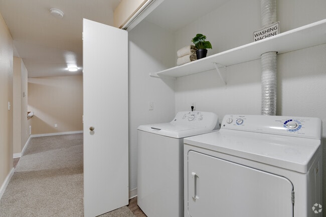 2HAB, 2BA + sala de estar - 1,234 ft² - Lavandería