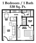 1BR/1BA
