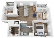 A1D floor plan Rivette Tower