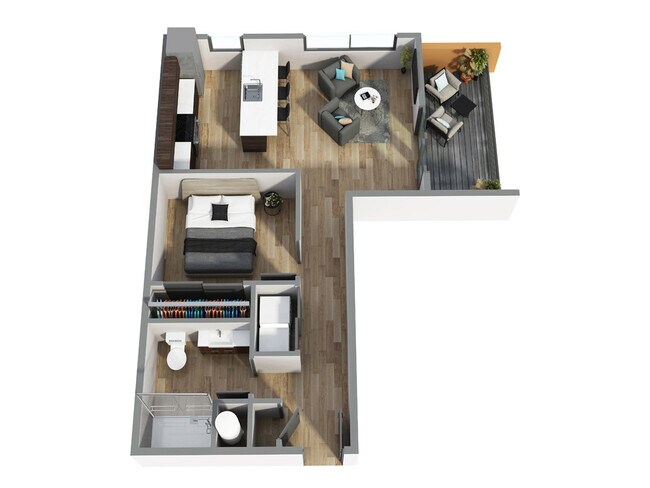 floorplan - 718 W Babcock St Unit 200
