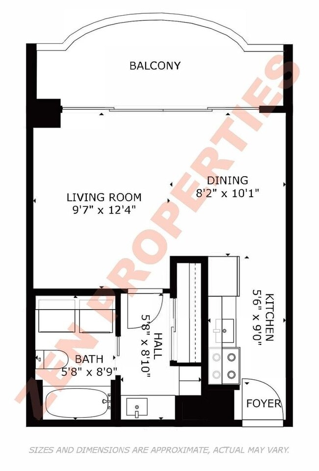 Photo - studio for rent at Lunalio Tower