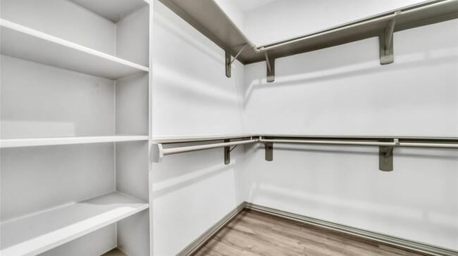 Primary closet walk in