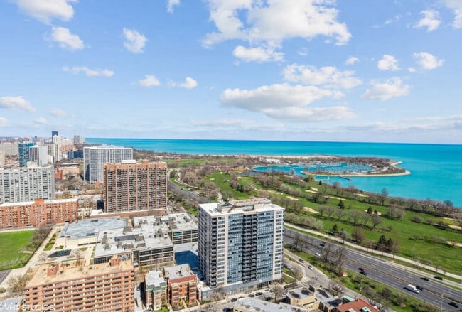 View from living room and bedroom - 655 W Irving Park Rd Unit 3808