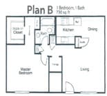1BR/1BA
