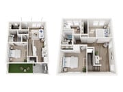 Cedar floor plan Abrazo at Waterway Hills