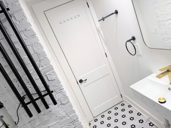 towel warmer & cooler rack, mirror opens for storage shelves