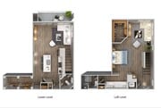 Setai | 1 Bed+Den/1.5 Bath Townhome | 1,278 SF