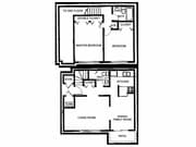 2BR/1.5BA