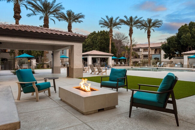 Gather around the firepit for cozy nights and conversation.