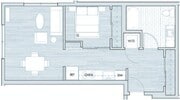 B10 Open 1 Bedroom