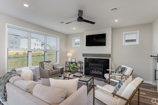 Northport - 3 BR, 2.5 BA - 1888SF - Living Room - The Preserve at West Circle