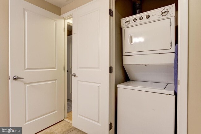 In-unit washer and dryer. It's in the secondary bathroom. - 440 L St NW Unit 304