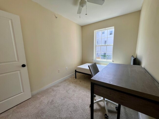 Bedroom with Furniture - 1704 Cecil B Moore Ave Unit 2B with Shared Bathroom