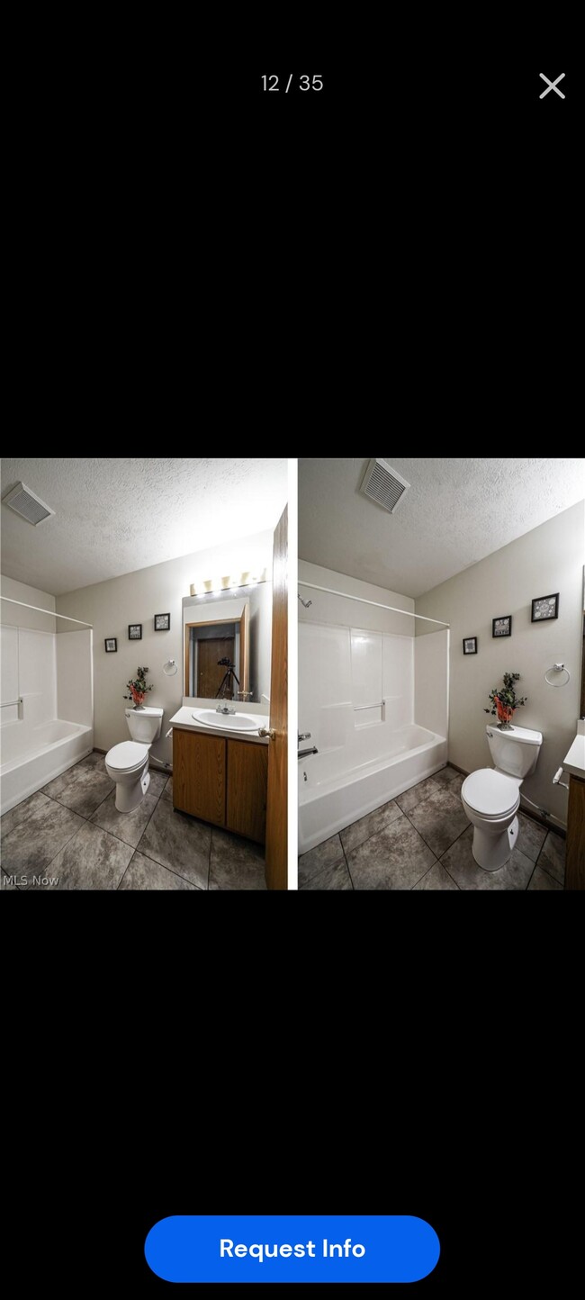 Bathrooms all inside each room