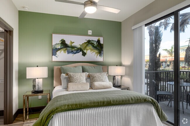 1 habitación, 1 baño - 725 pies cuadrados - Dormitorio - Sinclair at Palm Pointe