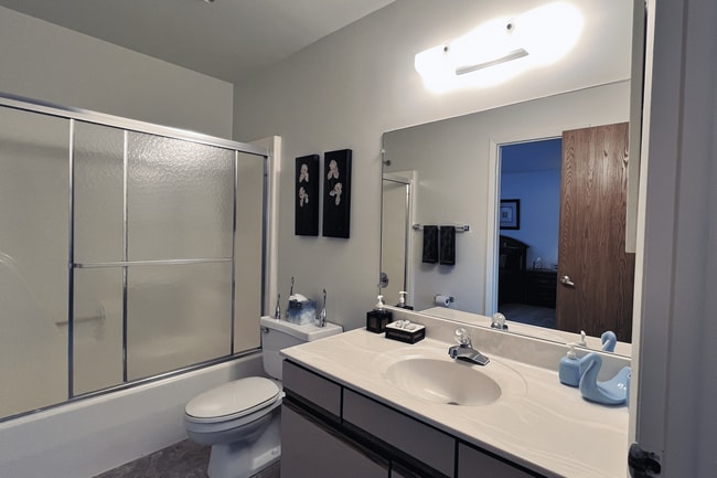Brightly-Lit Bathroom Vanities
