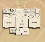 2BR/2BA