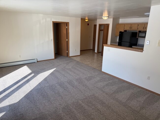 Sala de estar - Fisk Street Apartments