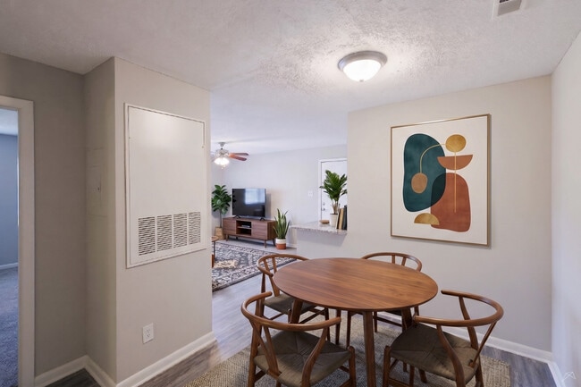 Apartamentos renovados de una habitación en Triangle Park en Durham, Carolina del Norte.