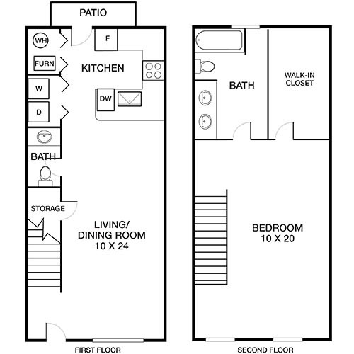 Floor Plan - Keystone Townhome
