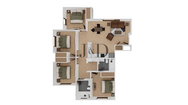 Photo - 6195 Montezuma Rd Unidad Type D - Private Room in 4bed, 2bath