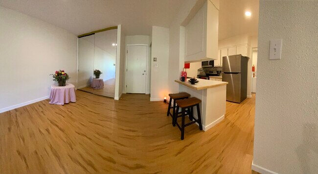 Front entrance to apartment and kitchen - 2227 Canyon Blvd