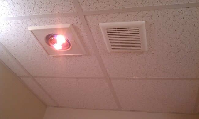 Bathroom ceiling heater! - 533 Washington Ave Unit 2