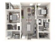 Mystic 1 BR 2 Bath