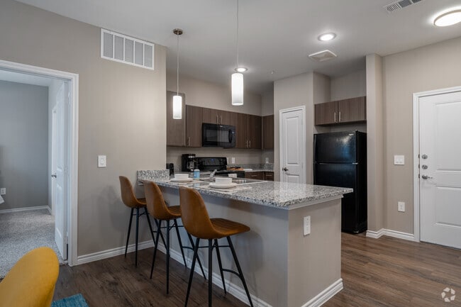 2BR, 2BA - 887SF - Kitchen - Spring Villas- Income Restricted