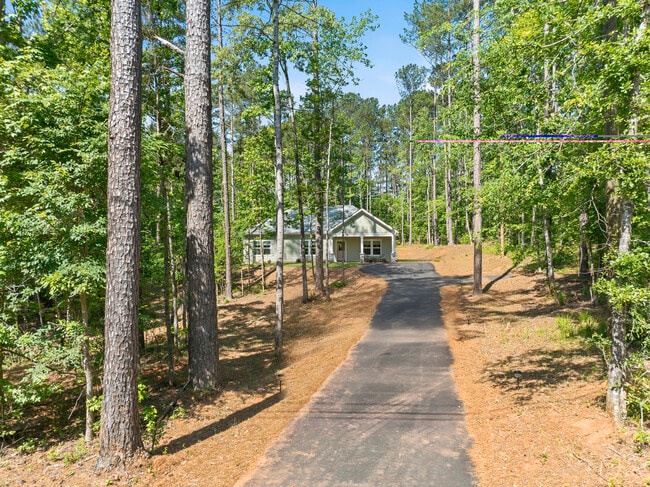 Private wooded lot