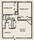 2BR/1BA
