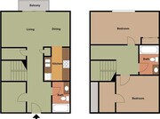 2 Bedroom Townhome