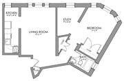 Edgerly 1 Bedroom N 3316