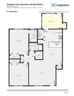 2 bed Modern w Den