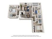 1100 square foot 3 bedroom 2 bathroom