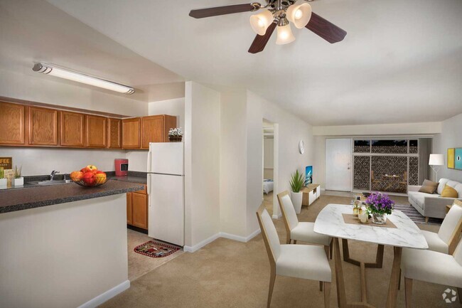 Spacious living and dining area at Lansdowne Village Apartments in Landover, MD - Lansdowne Village Apartments