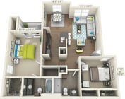 Legget_2Bed_2Bath_997 Sq Ft